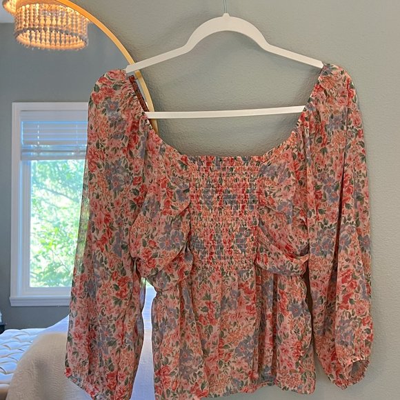 American Eagle Ruched Babydoll Top - Picture 5 of 6